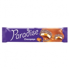 PARADISE CHOCOPAYE cocoa coated sandwich biscuits with marshmallow and caramel